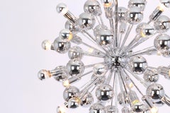 Large Chrome Space Age Sputnik Chandelier by Cosack, Germany, 1970s