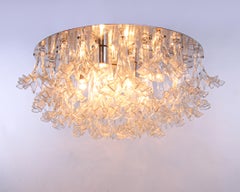 1 'di 2' Lampadario a filo di Murano Aretusa 34" di Barovier&Toso, anni '60