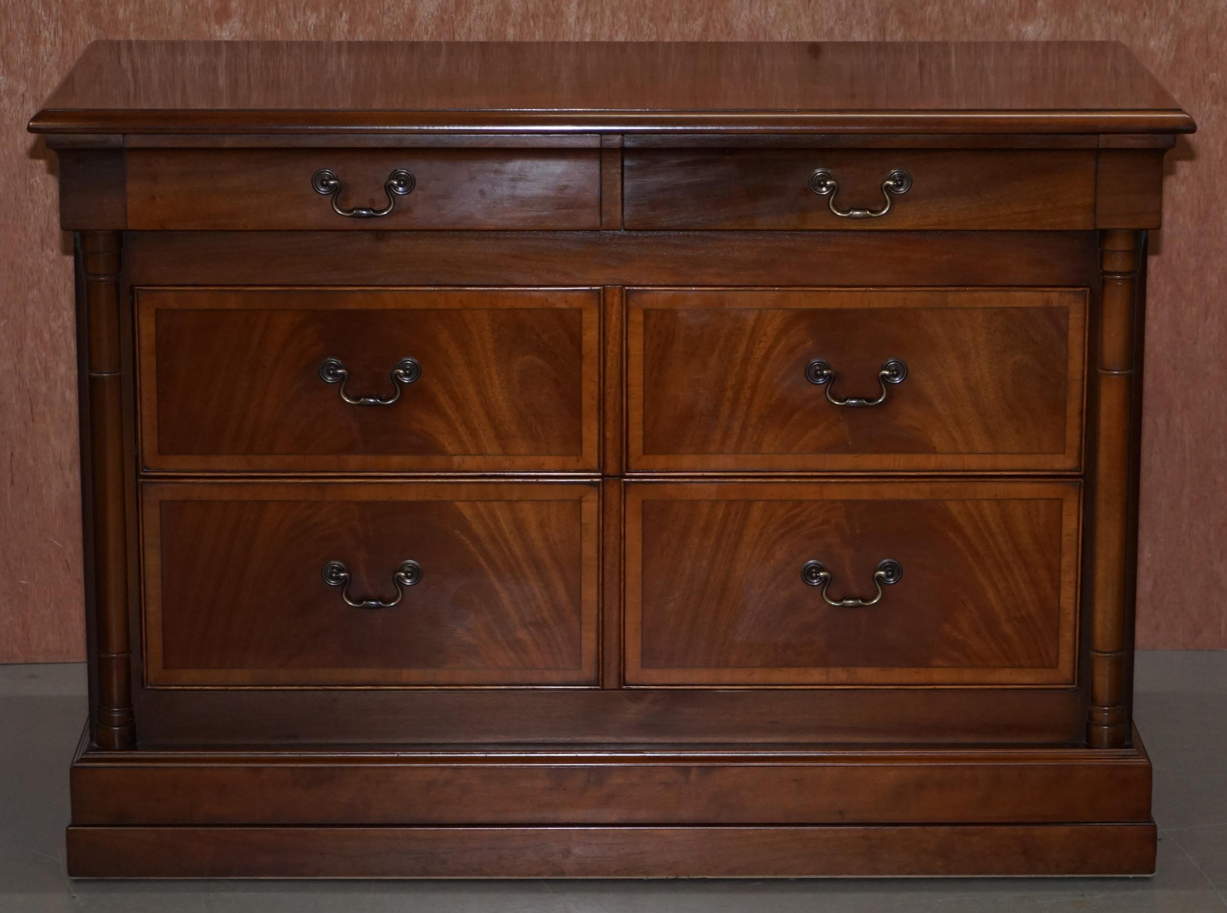 We are delighted to 1 of 2 solid cherrywood Grange France sideboard sized chests of drawers

I have two of these in the suite, this one has four drawers, the other two drawers and one large cupboard, this listing is for the four drawer piece, the