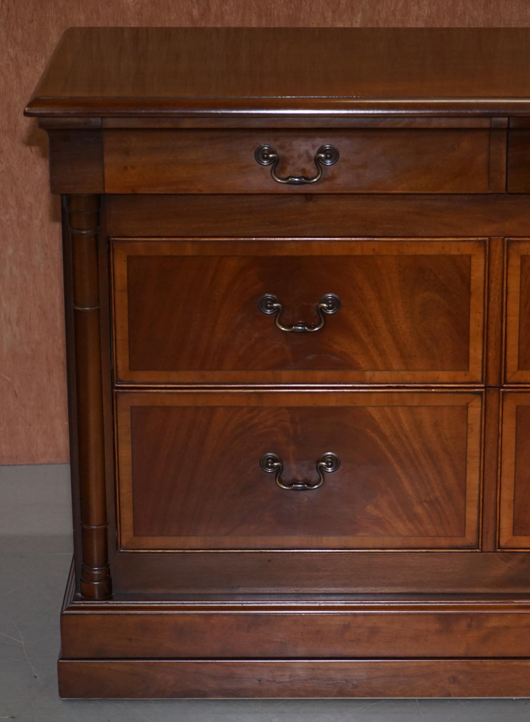 French 1 of 2 Large Grange France Cherrywood Sideboard Chest of Drawers Lovely Timber