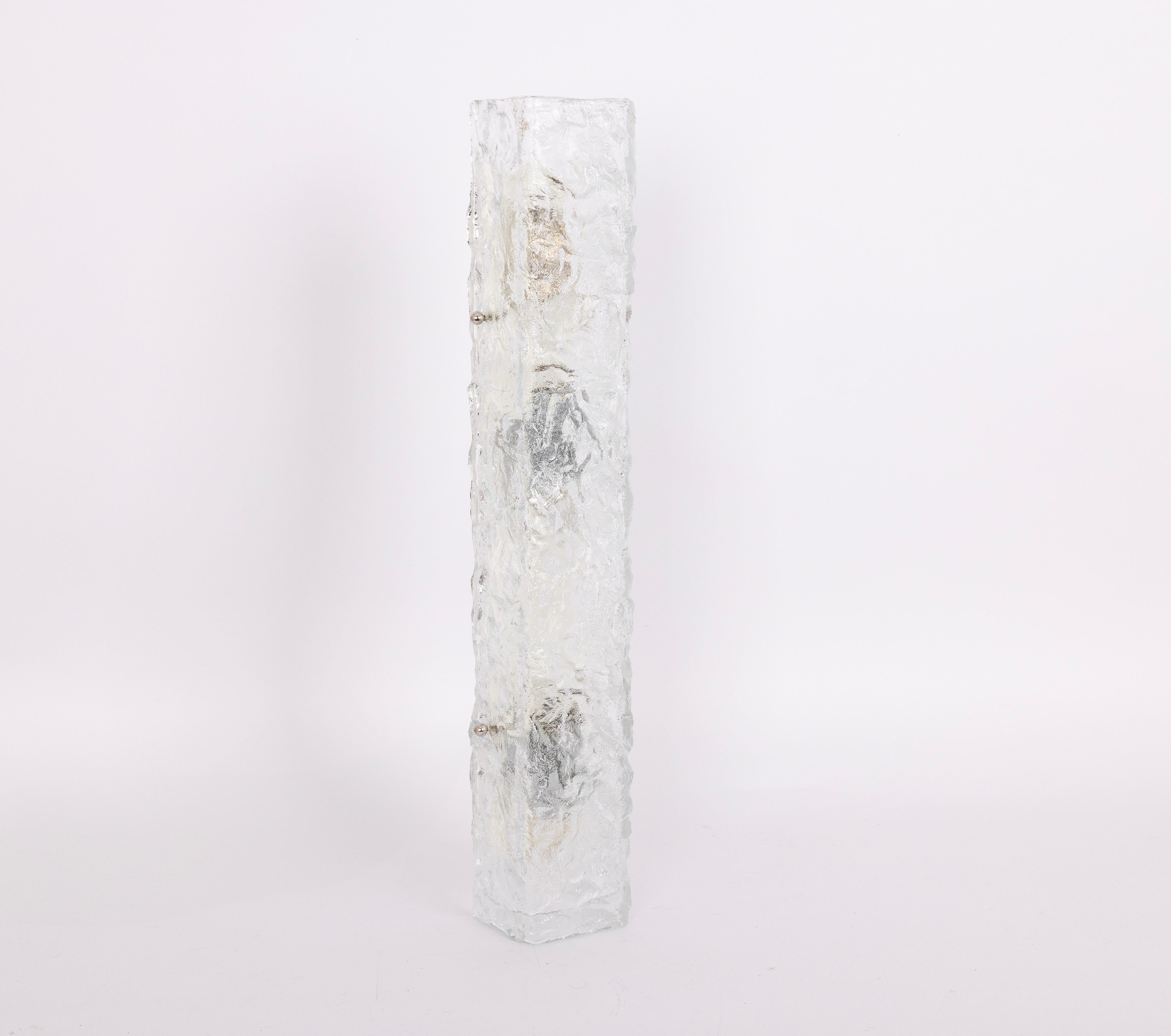 1 de 2 Apliques de cristal Kalmar, Austria, años 60 Moderno de mediados de siglo en venta