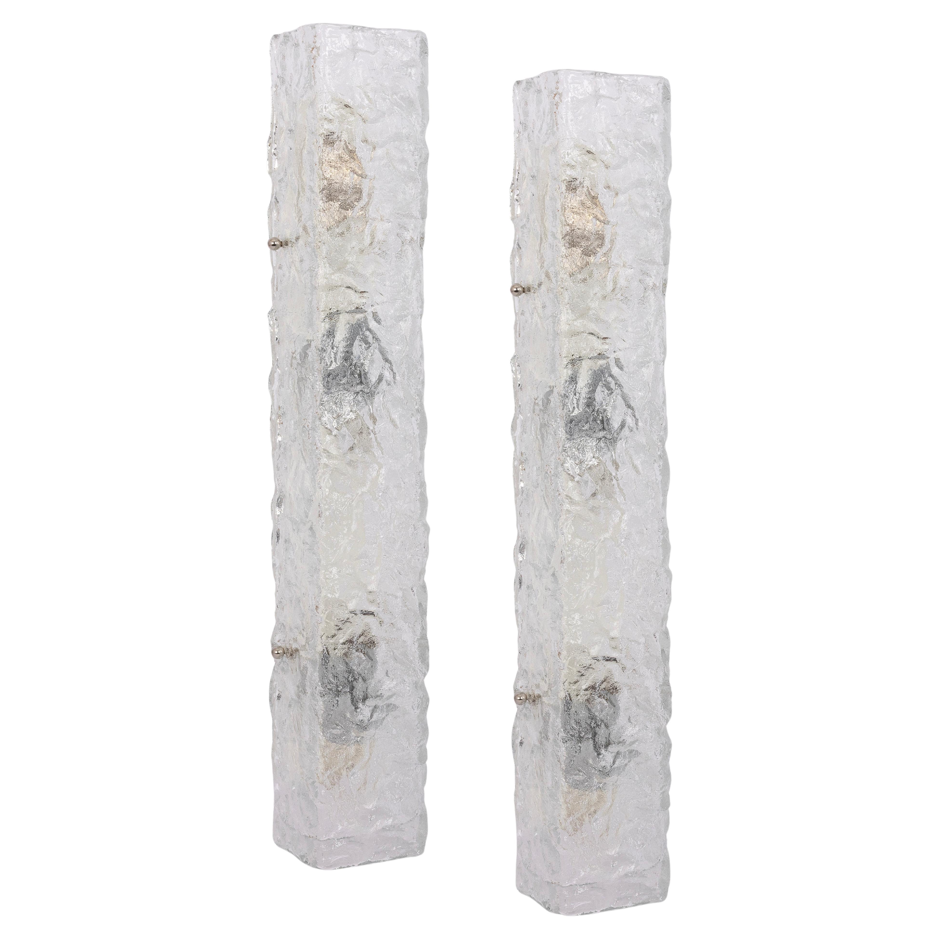 1 de 2 Apliques de cristal Kalmar, Austria, años 60