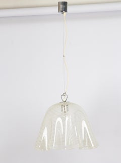 1 of 2 Large Pendant Light by Kalmar-Fazzoletto, Austria, 1970s