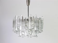 1 of 3 Grande e raro lampadario in vetro di Murano di Kalmar, Austria, anni '60