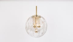 1 of 2 Large Sputnik Big Ball Pendant by Doria, Germany, 1970s