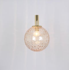 1 of 2 Large Sputnik Murano Big Ball Pendant Light, Temde, 1970s
