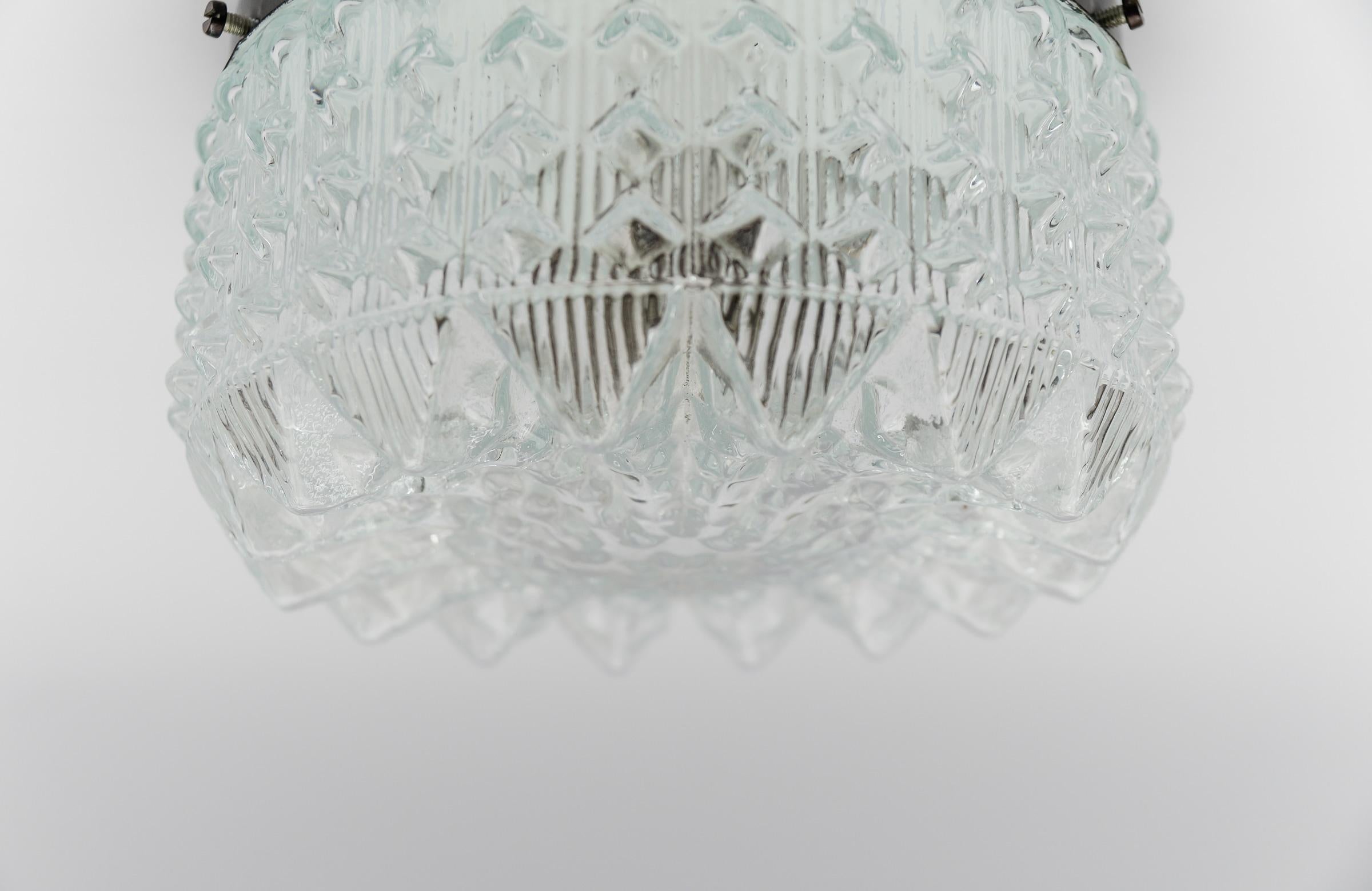 1. de 2 Preciosa Lámpara de Pared o Empotrable de Cristal Corona, Años 60 Alemania en venta 3