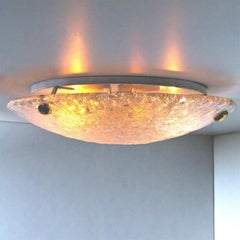 1 de 2 Plafones / Apliques de Murano con Textura Maciza de Hillebrand