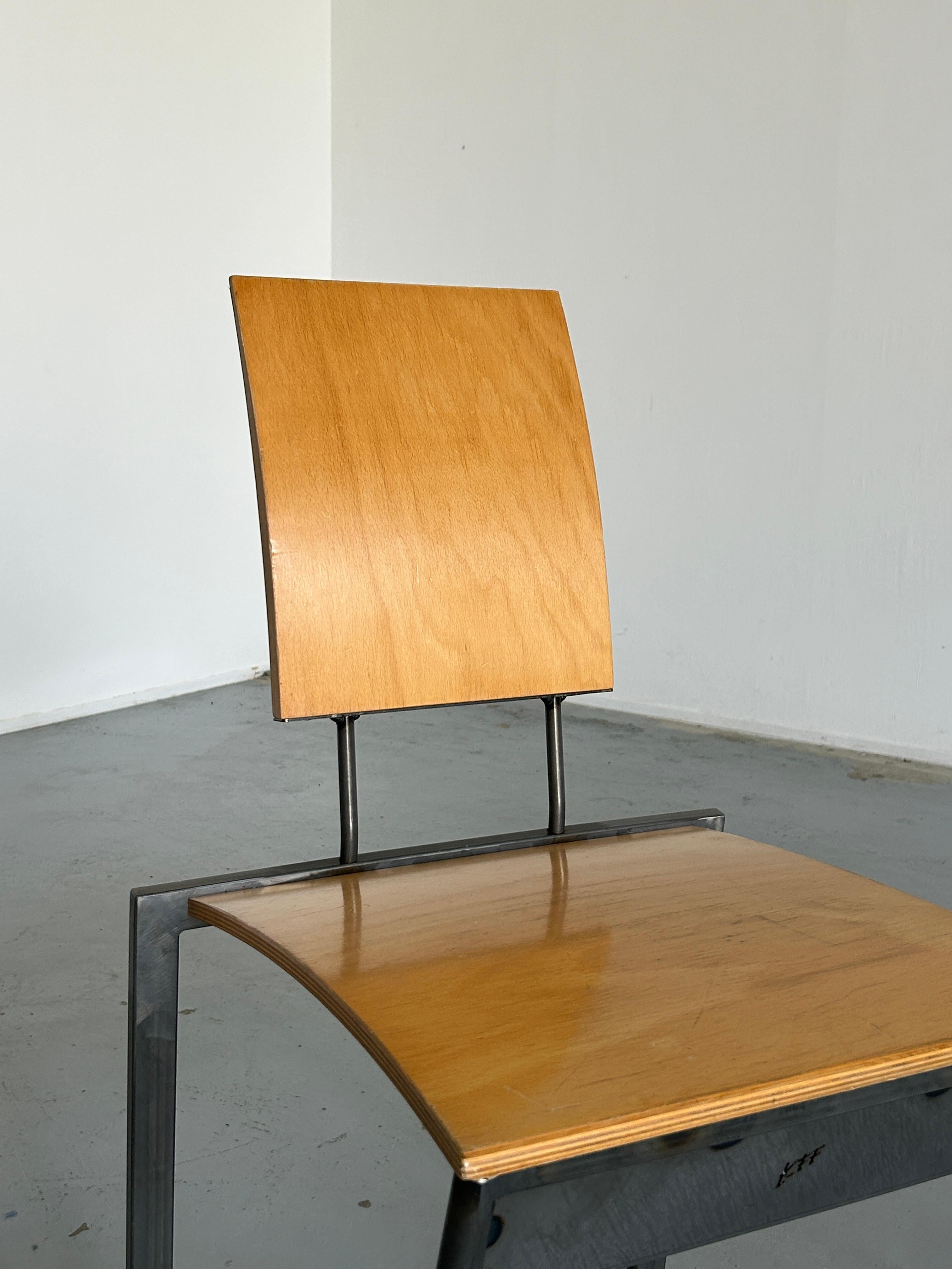 1 of 2 Memphis Design Postmodern Chairs by Karl Friedrich Förster for KFF, 1980s 5