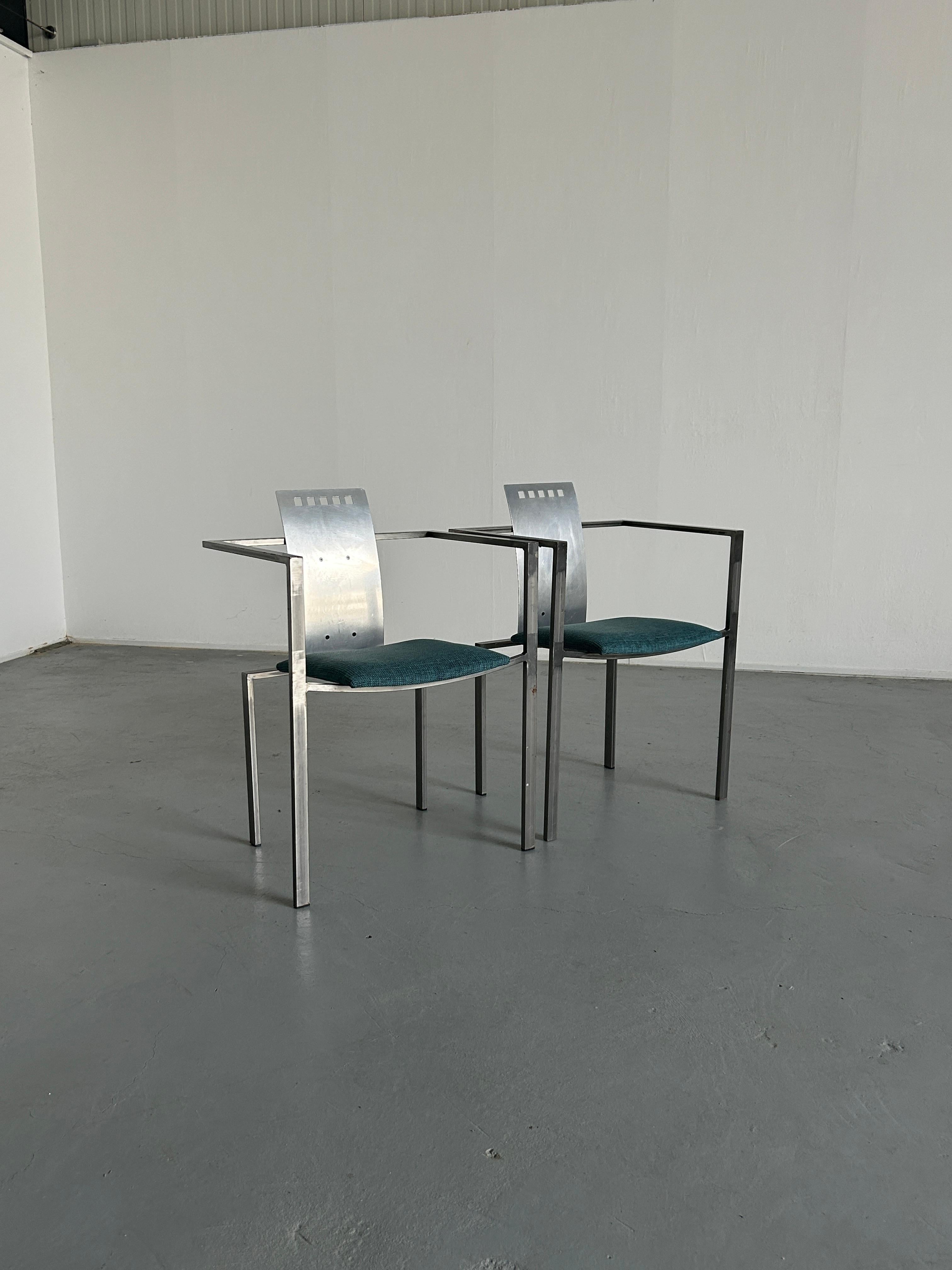 Late 20th Century 1 of 2 Memphis Design Postmodern Chairs by Karl Friedrich Förster for KFF, 1980s For Sale