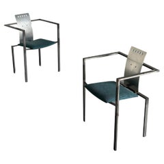 Vintage 1 of 2 Memphis Design Postmodern Chairs by Karl Friedrich Förster for KFF, 1980s