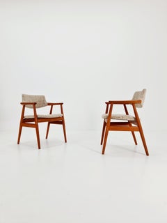 1 of 2 Mid Century Danish arm Chair by Svend Age Eriksen for Glostrup