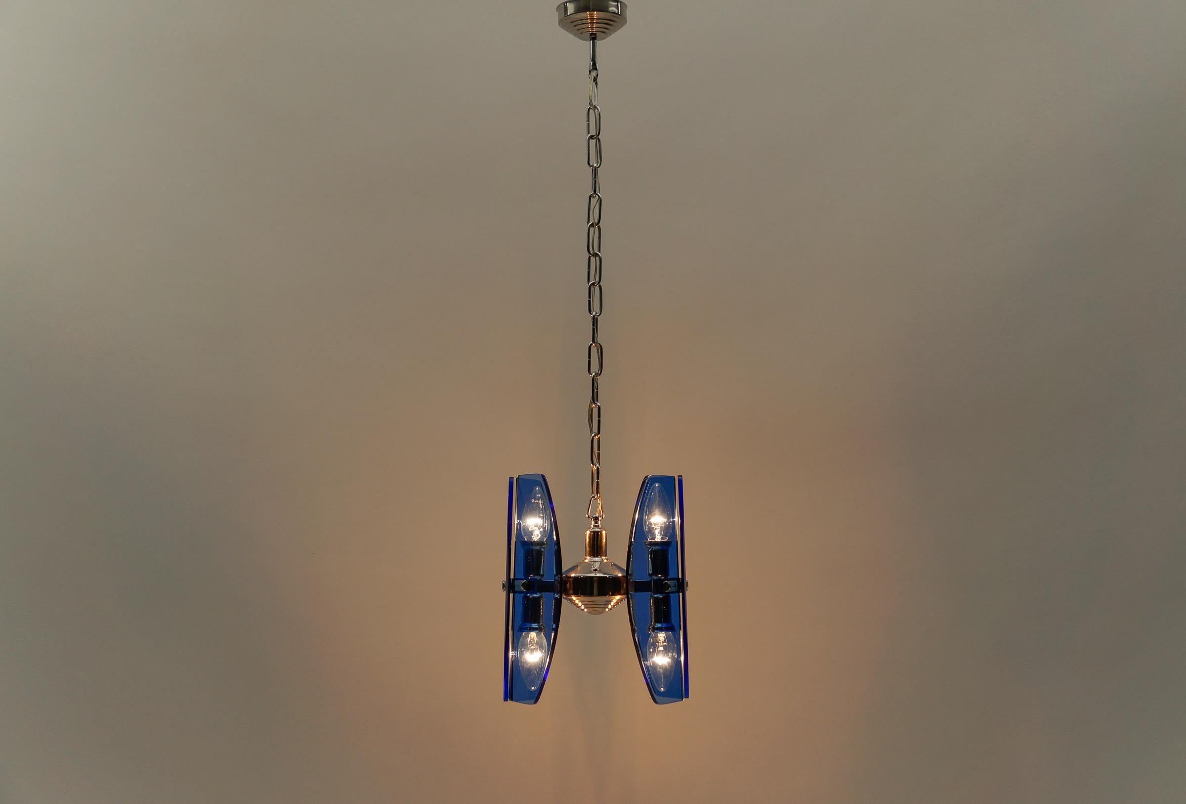 Italian 1. of 2 Mid-Century Modern Ceiling Lamp by Antonio Lupi for VECA Italy, 1960s For Sale