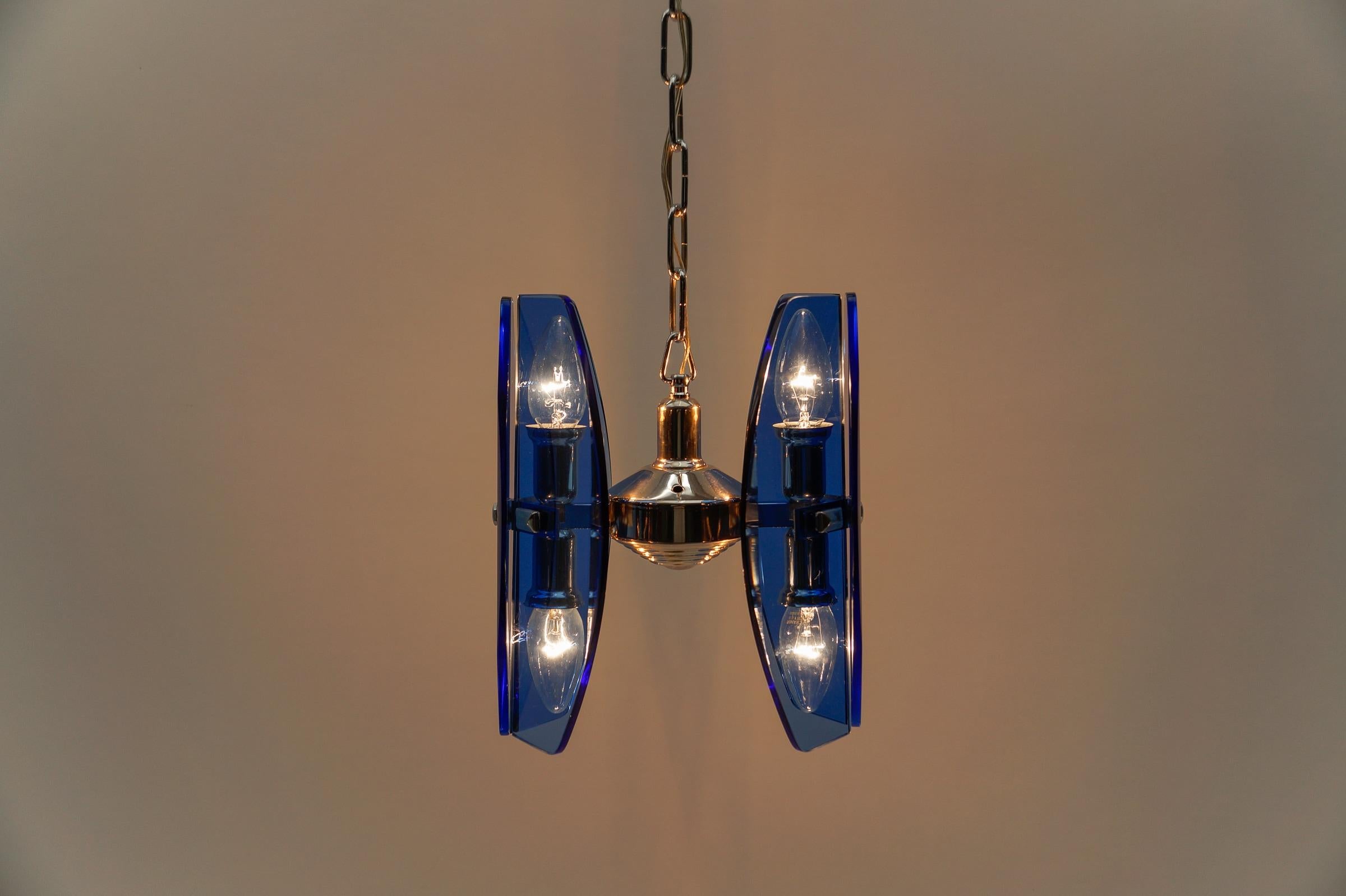 1. of 2 Mid-Century Modern Ceiling Lamp by Antonio Lupi for VECA Italy, 1960s For Sale 3