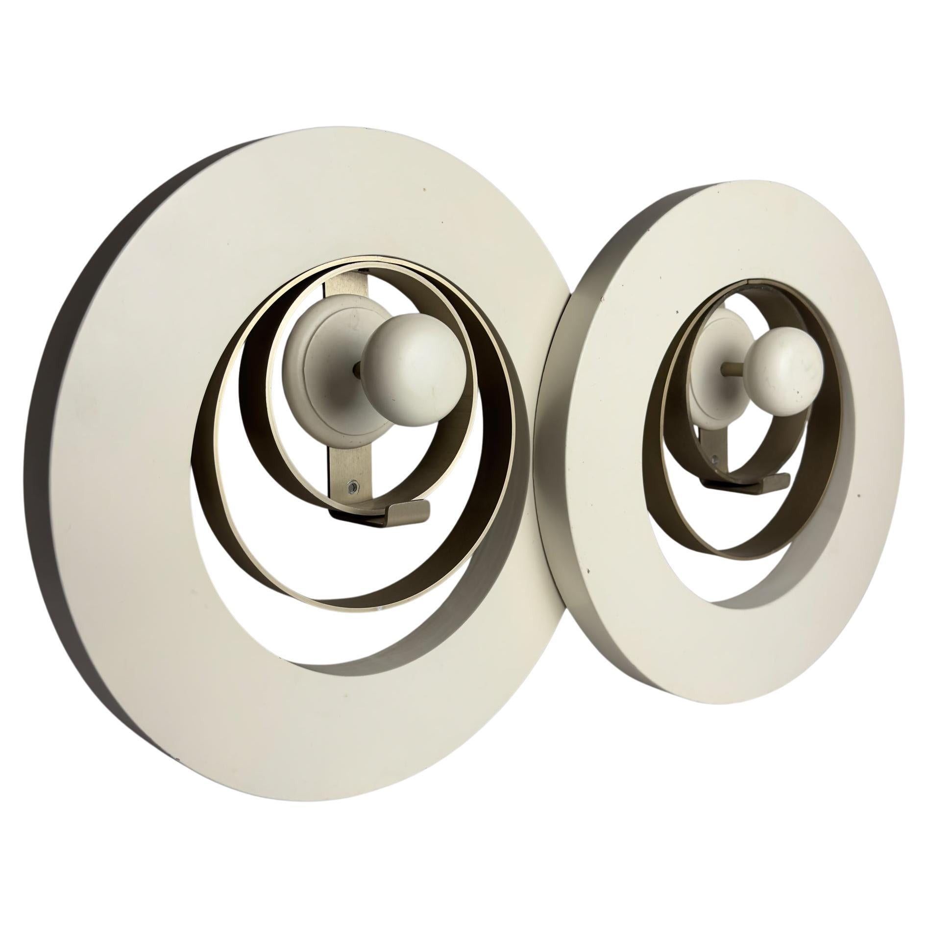 1 of 2 Mid-century wall hanger Space Age, Italy, 1970s