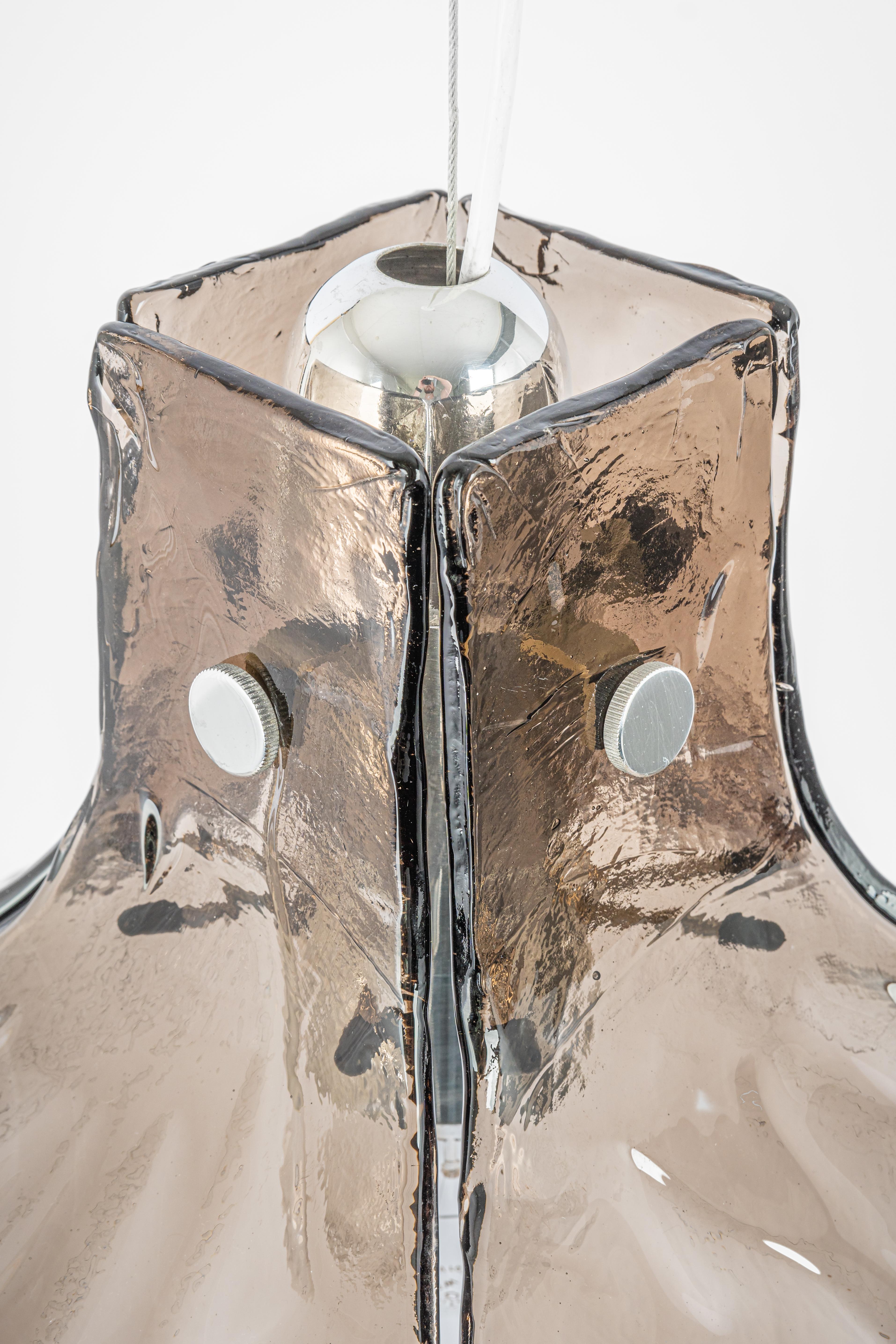 1 des 2 lustres en verre de Murano conçus par Carlo Nason pour Kalmar, Allemagne, années 60 en vente 4