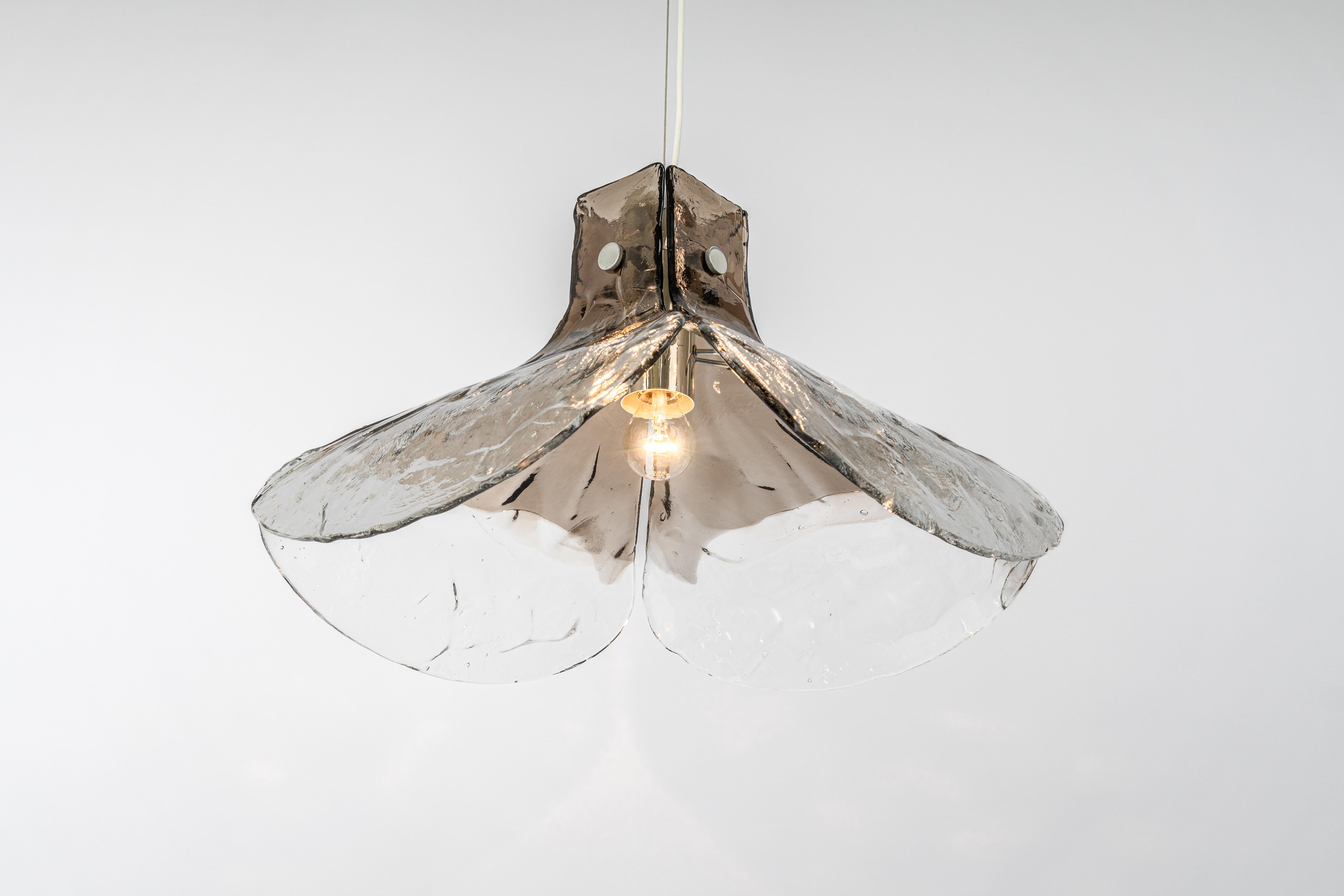 1 of 2 Murano Glass Chandelier Designed by Carlo Nason for Kalmar, Germany, 60s For Sale 10