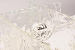 1 of 2 Murano Glass Sconces Wall Lights by Kalmar, Austria, 1960s