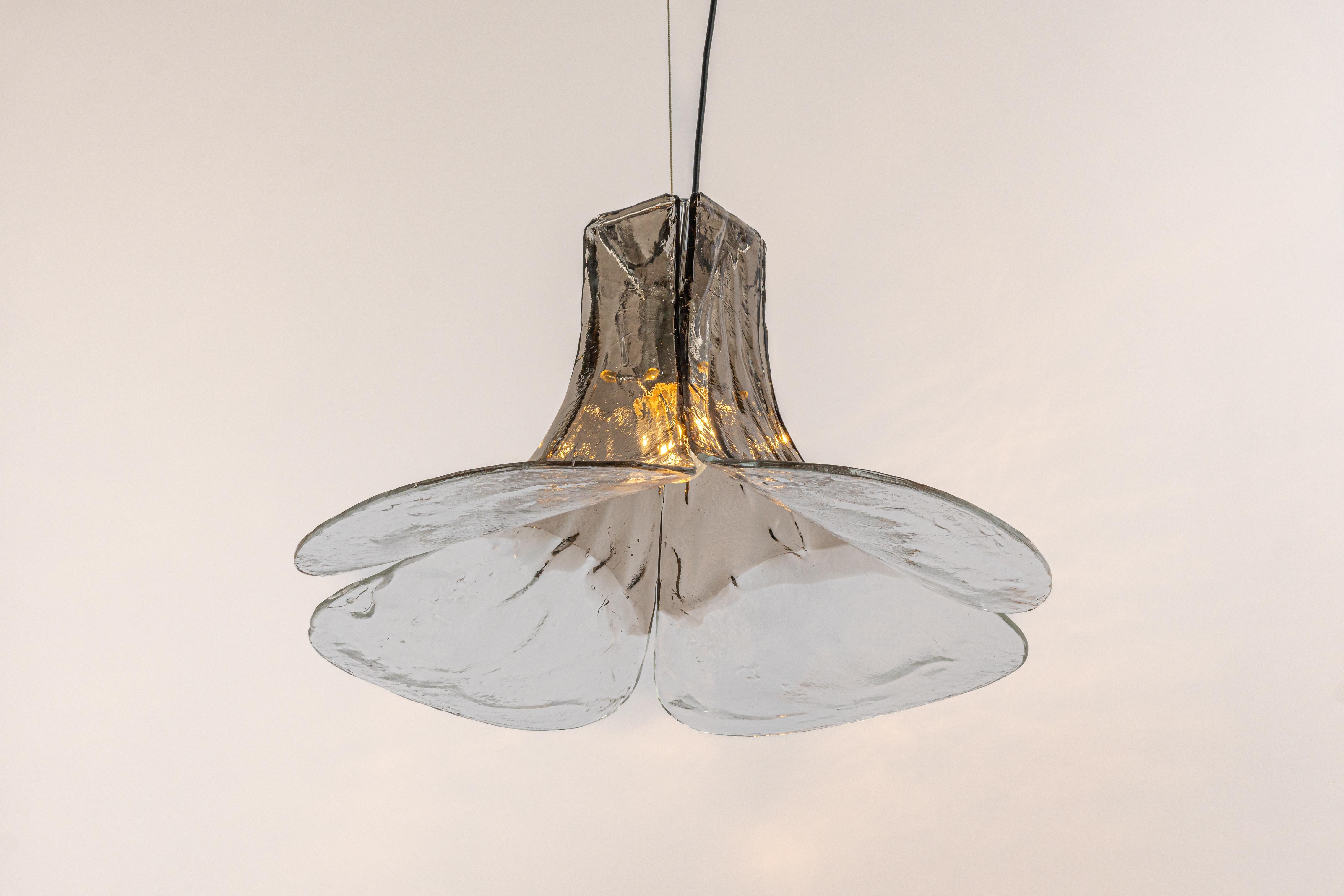 1 of 2 Murano Pendant Light Designed by Carlo Nason for Kalmar, 1970s 1