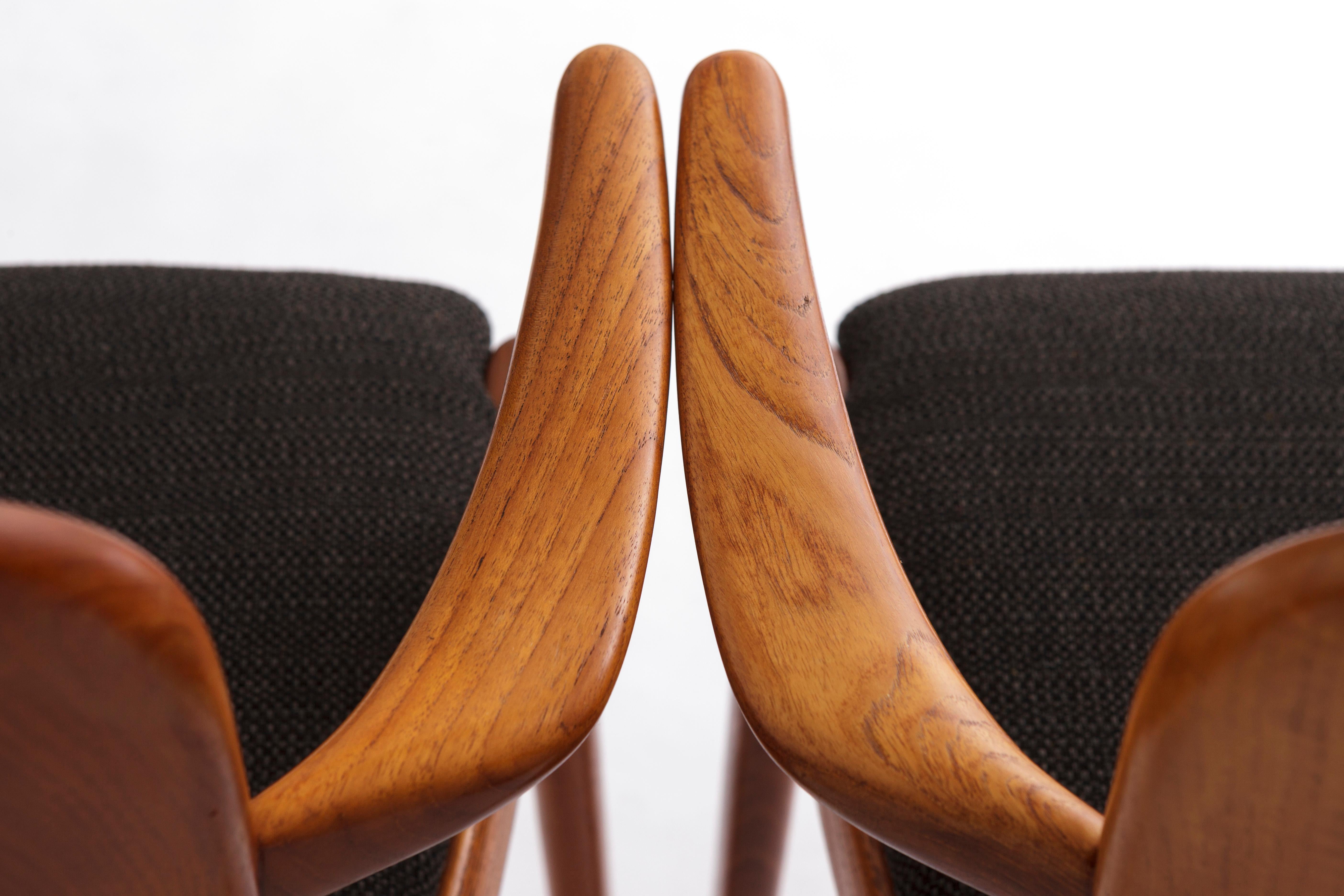 1 of 2 Poltrona in teak Niels Koefoed, anni '70  Danese Mid-Century Modern Vintage in vendita 1