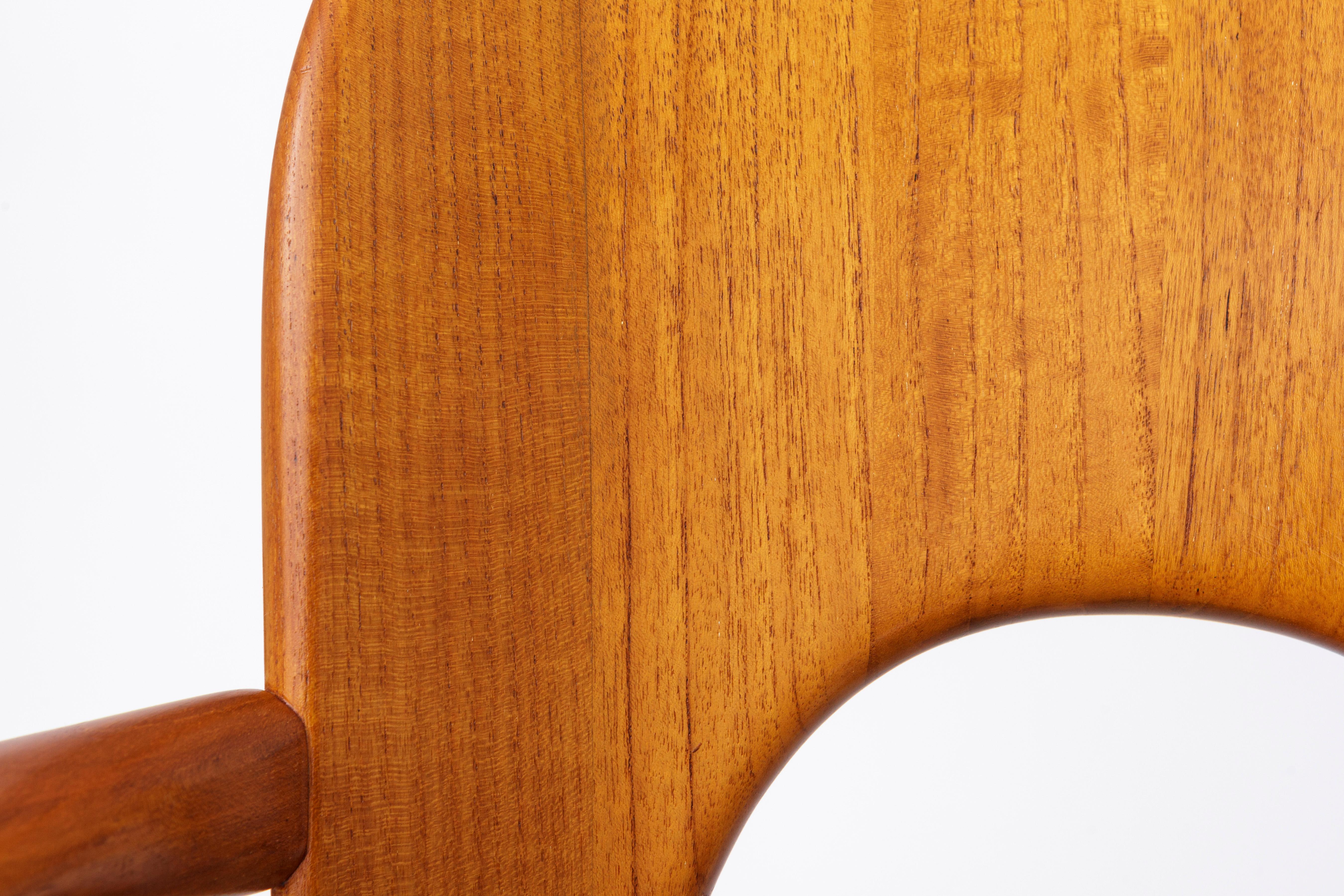 1 of 2 Poltrona in teak Niels Koefoed, anni '70  Danese Mid-Century Modern Vintage in vendita 2