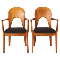 1 of 2 Poltrona in teak Niels Koefoed, anni '70  Danese Mid-Century Modern Vintage