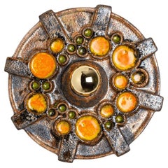 1 von 2 Orange Brown Star Wall Lights Flush Mounts Kaiser Leuchten, Deutschland