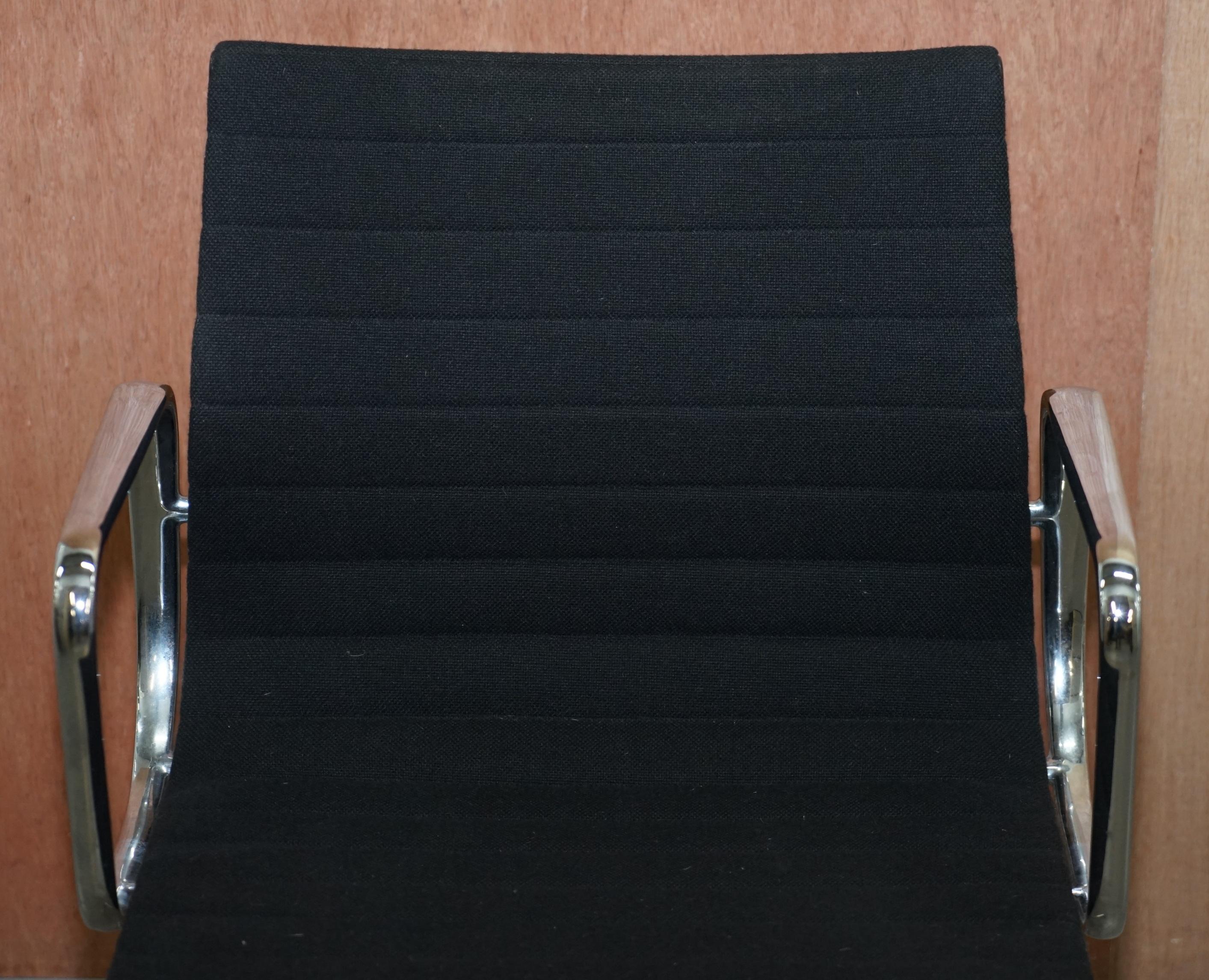 Mid-Century Modern 1 of 2 Original Vitra Eames EA 108 Hopsak Swivel Office Chairs