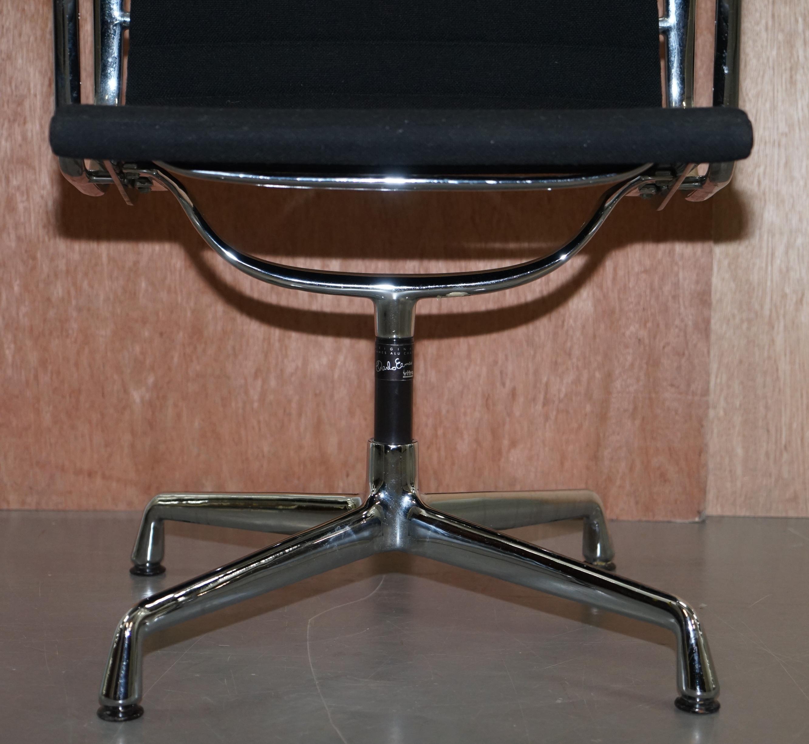 20th Century 1 of 2 Original Vitra Eames EA 108 Hopsak Swivel Office Chairs