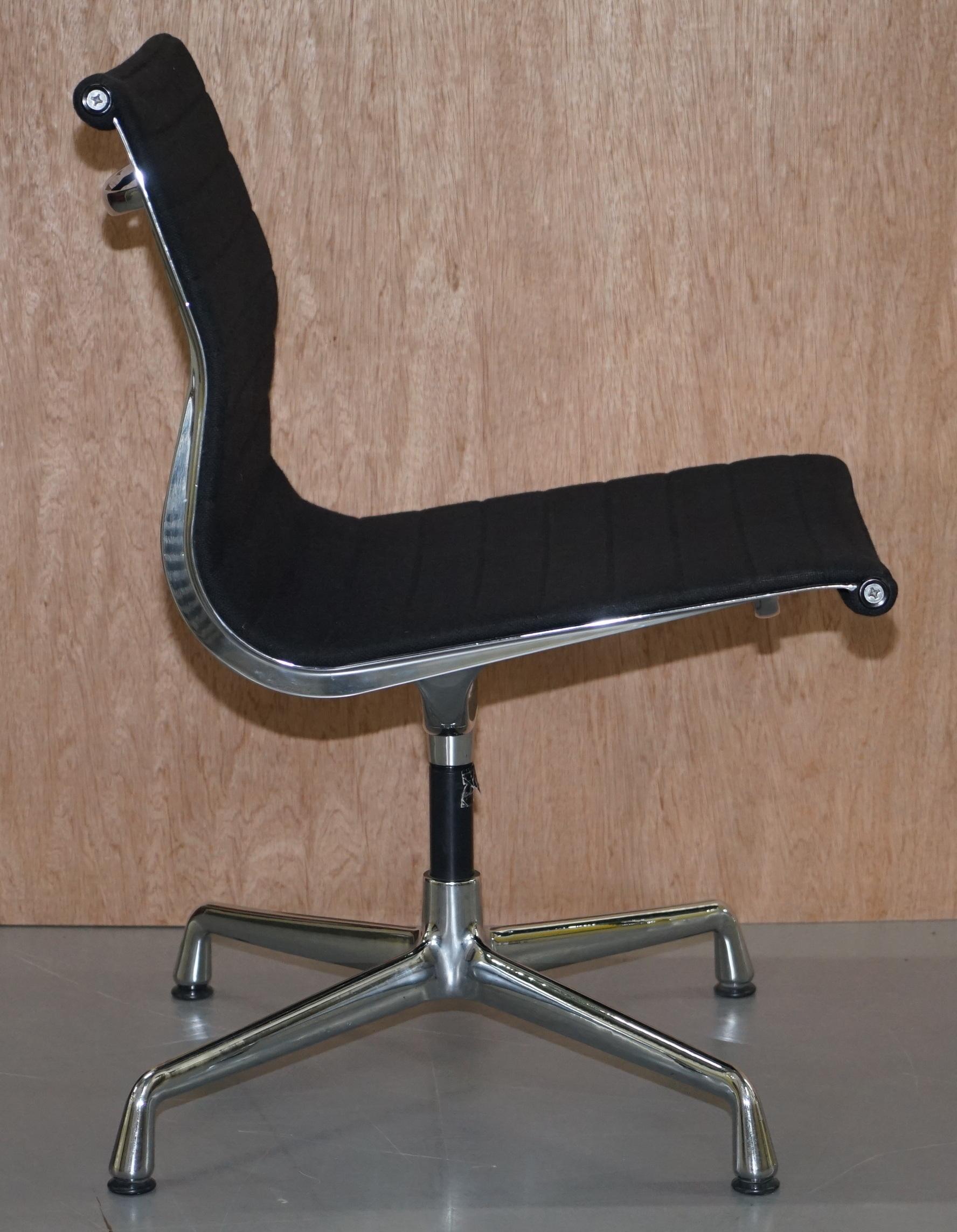 20th Century 1 of 2 Original Vitra Eames Each EA 105 Hopsak Swivel Office Chairs