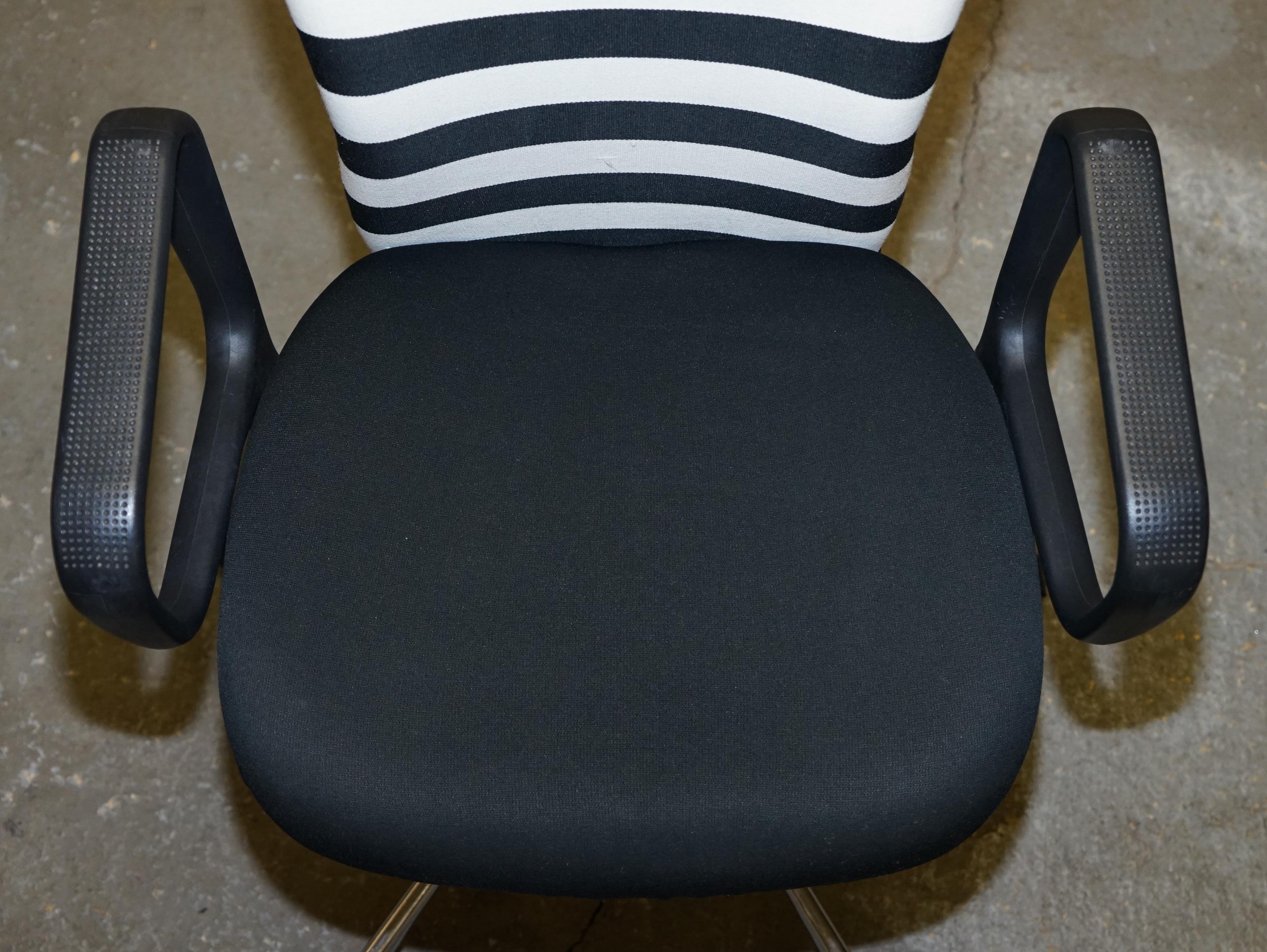 zebra computer chair