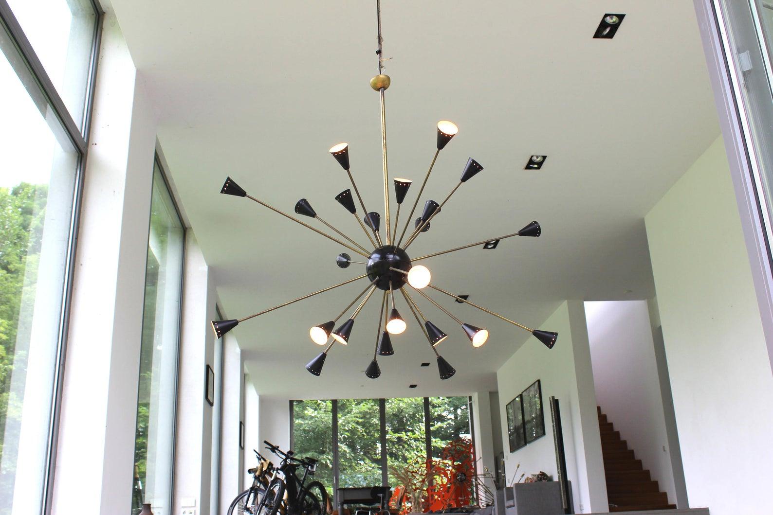 oversized sputnik chandelier