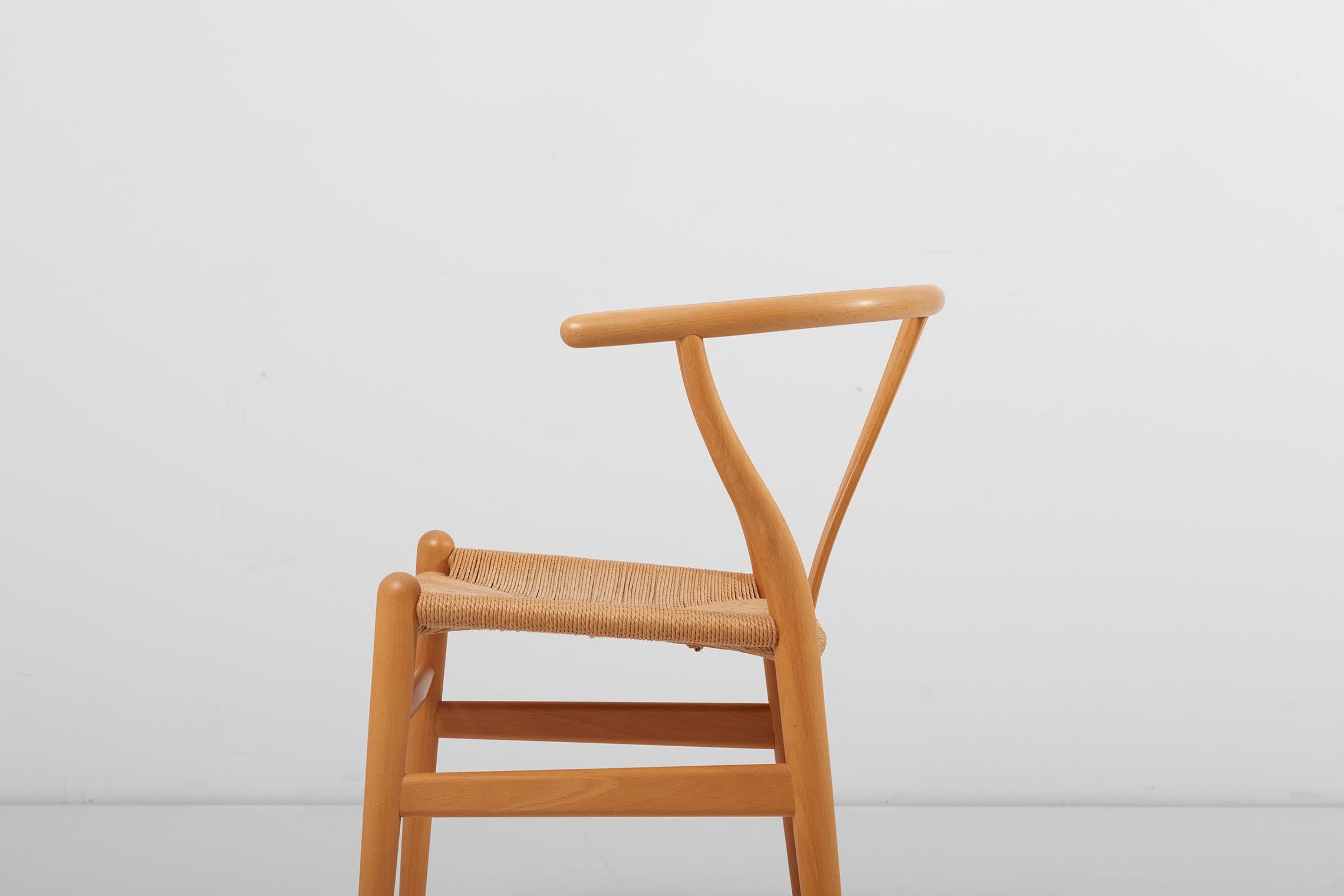 1 of 2 Pairs of Hans Wegner Wishbone Chairs, Denmark, 1960s 2