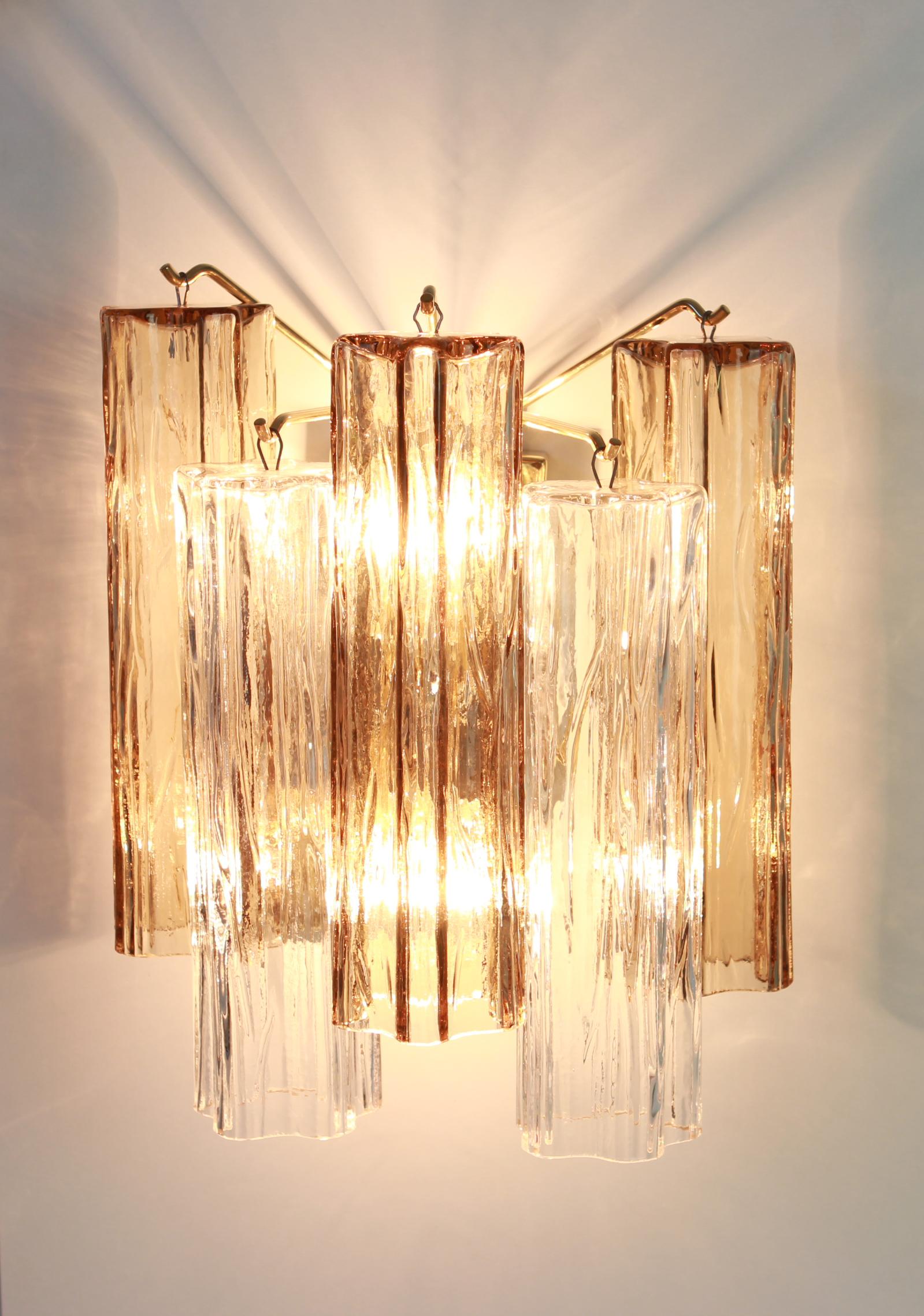 1 of 2 Pairs of Large Kalmar Sconces Wall Lights, Austria, 1960s 1