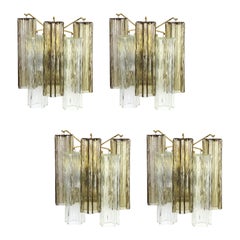 1 of 2 Pairs of Large Kalmar Sconces Wall Lights, Austria, 1960s