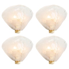 1 di 2 coppie di grandi lampade a parete Kalmar Sconces, Austria, anni '60