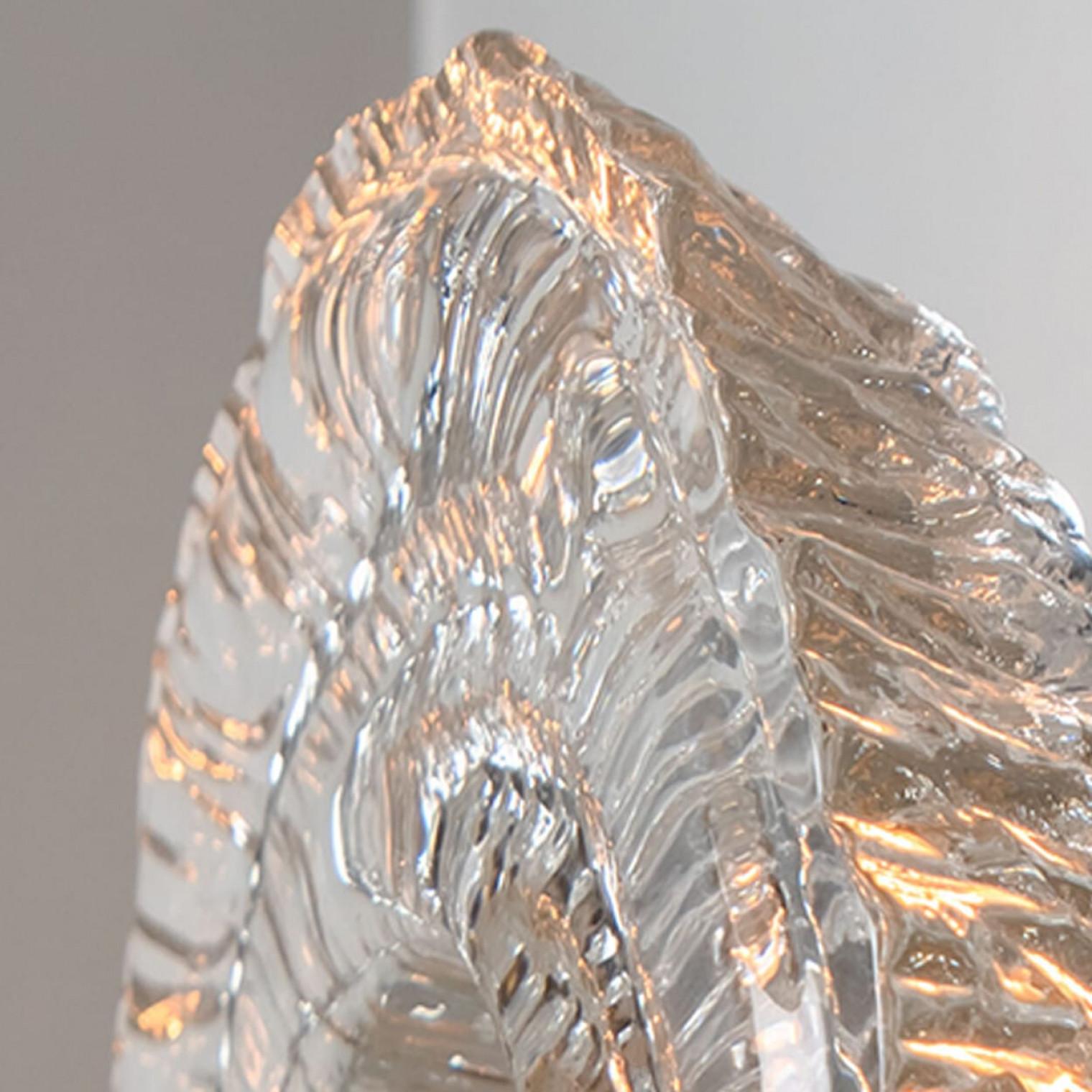 Mid-Century Modern 1 de 2 paires d'appliques/appliques rondes en verre doré par Peill & Putzler, 1970 en vente