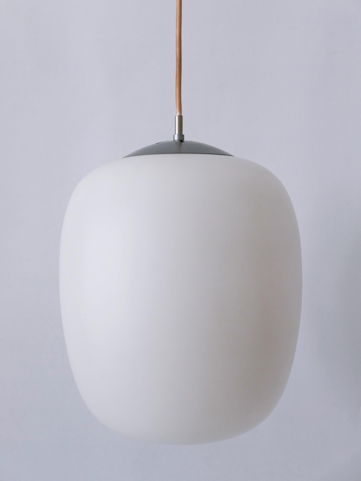 1 of 2 Pendant Lamp Düren by Wilhelm Wagenfeld for Peill & Putzler Germany 1950s For Sale 4