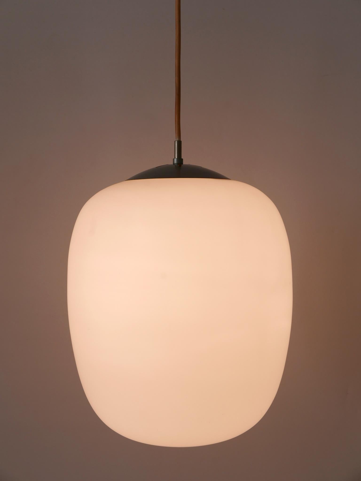 1 of 2 Pendant Lamp Düren by Wilhelm Wagenfeld for Peill & Putzler Germany 1950s For Sale 3