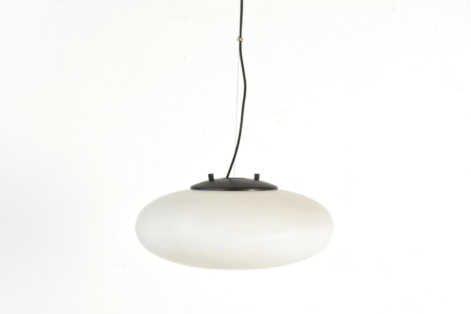 1 of 2 Pendant Lamps by Stilnovo, Italy - 1960s  For Sale 2
