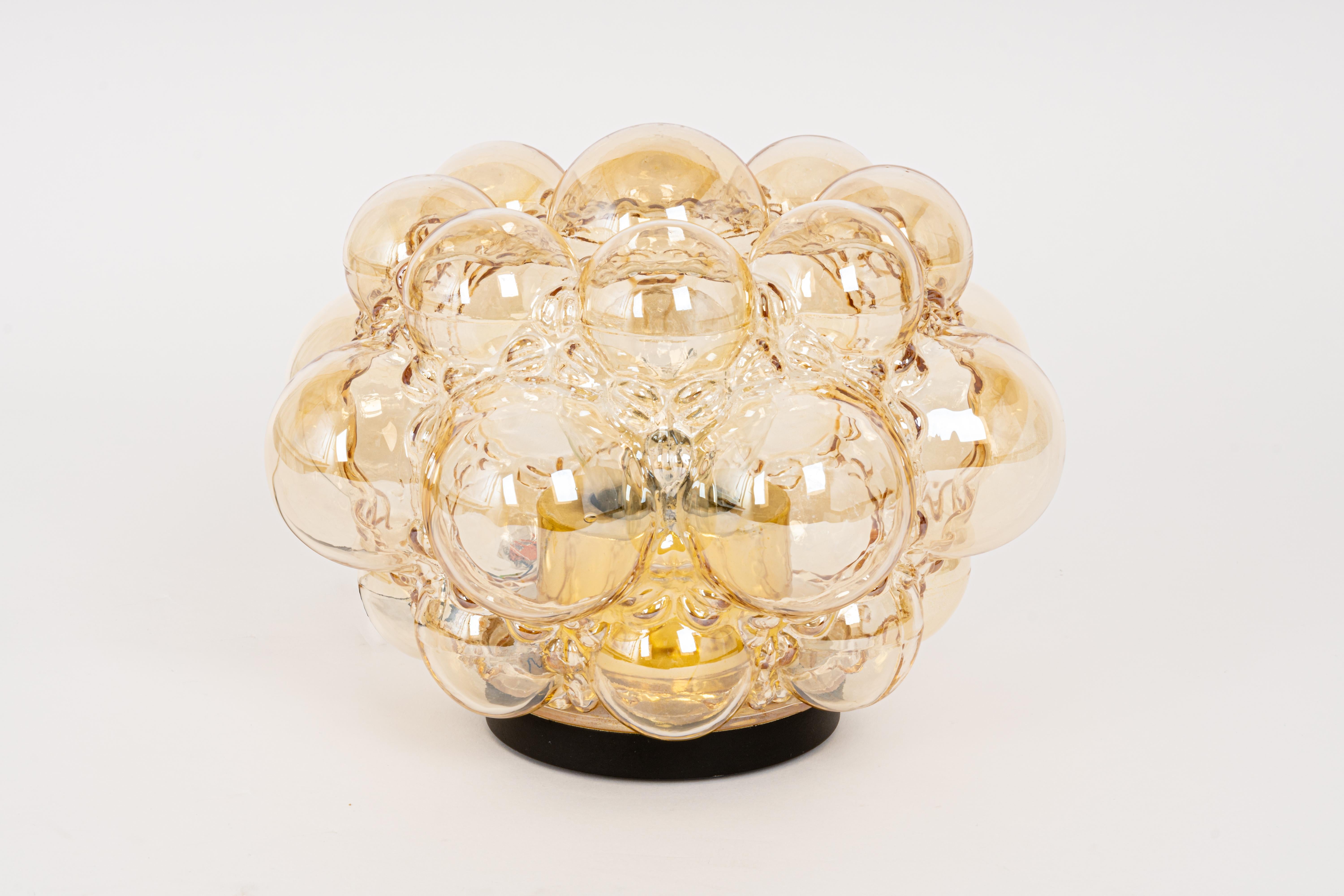 1 de 2 Flushmount Petite Bubble Glass de Helena Tynell, Limburgo, Alemania, década de 1970 Moderno de mediados de siglo en venta