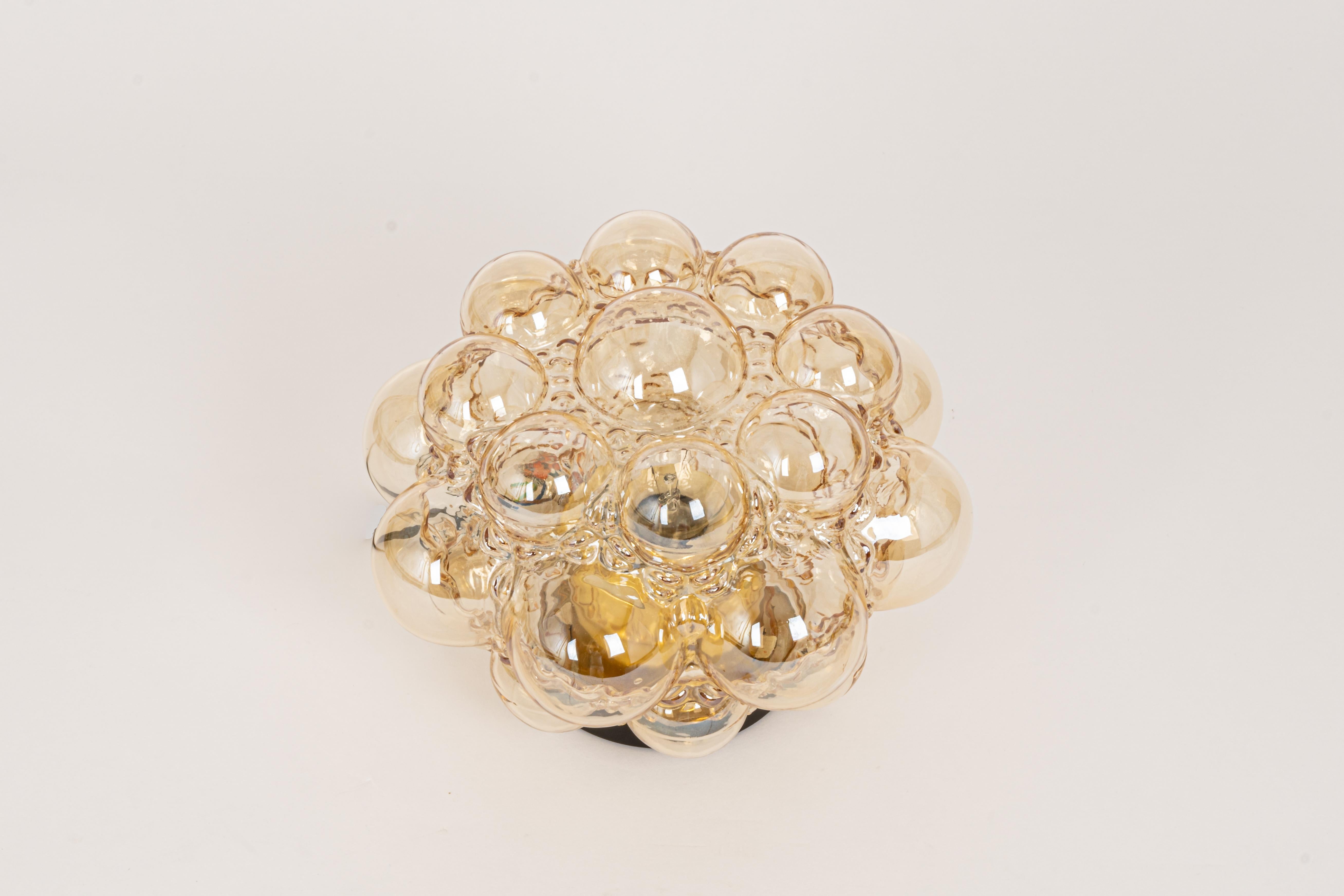 1 de 2 Flushmount Petite Bubble Glass de Helena Tynell, Limburgo, Alemania, década de 1970 Alemán en venta