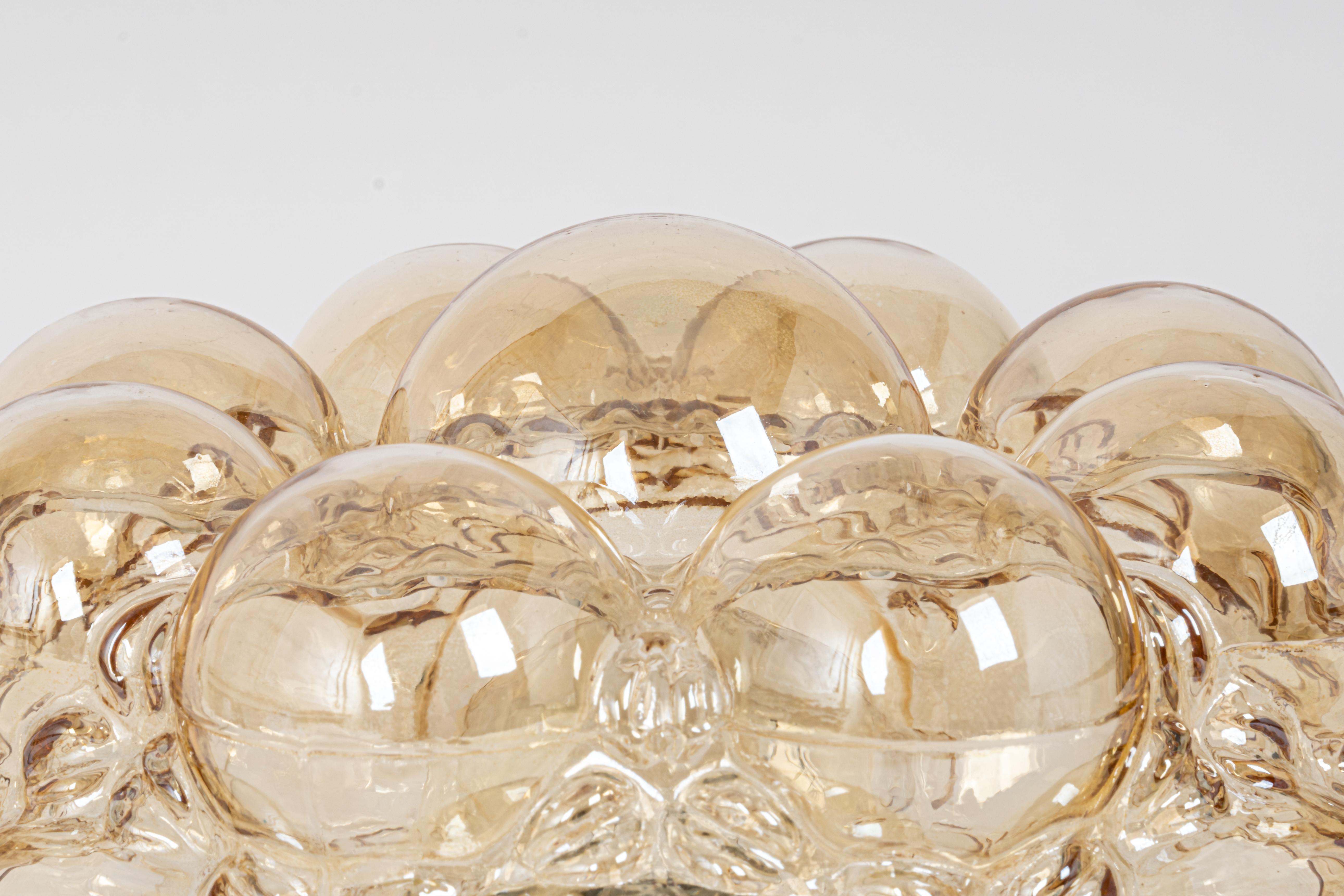 1 de 2 Flushmount Petite Bubble Glass de Helena Tynell, Limburgo, Alemania, década de 1970 finales del siglo XX en venta