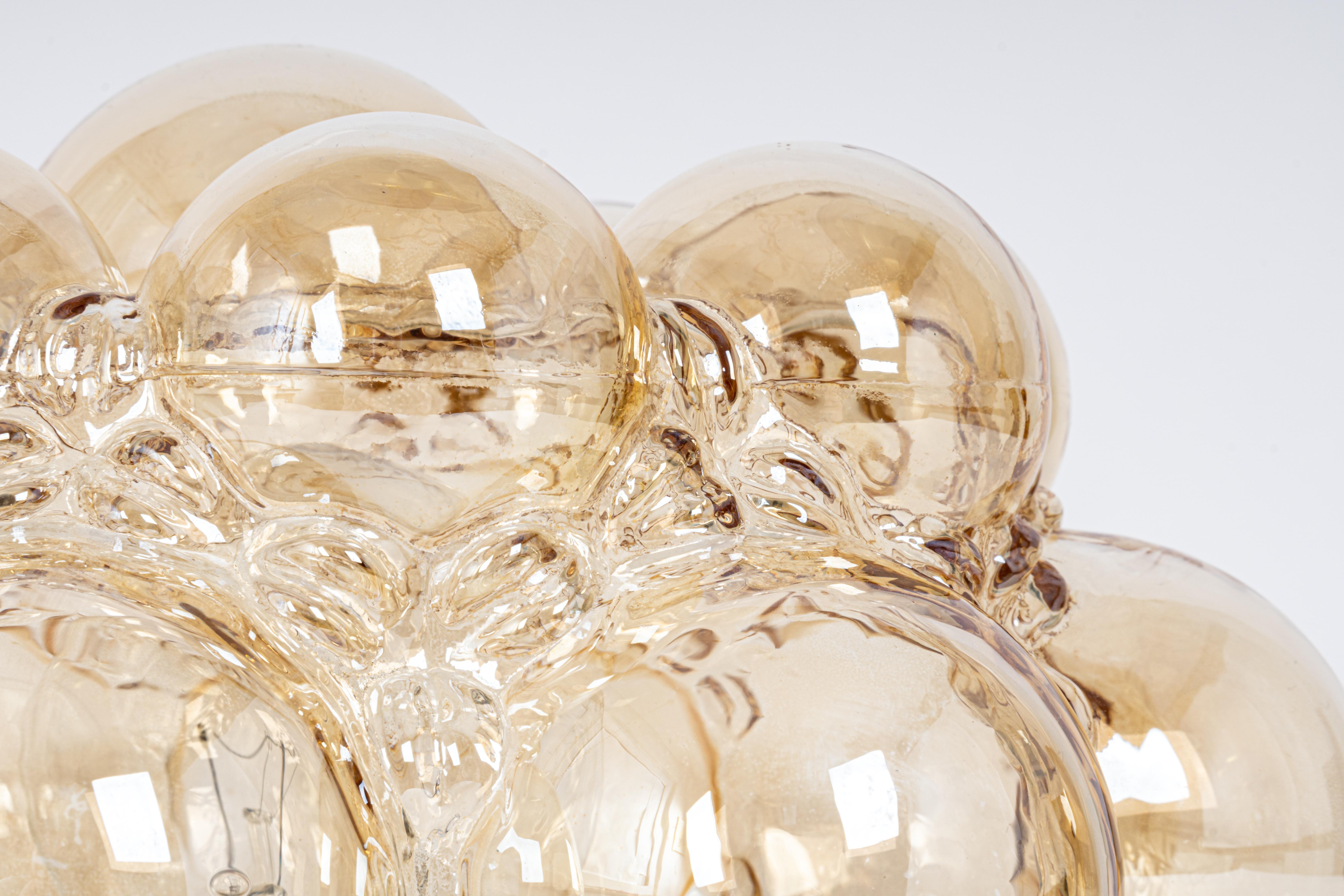 1 de 2 Flushmount Petite Bubble Glass de Helena Tynell, Limburgo, Alemania, década de 1970 Vidrio en venta