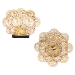 1 of 2 Petite Bubble Glass Flushmount by Helena Tynell, Limburg, Germany, 1970s