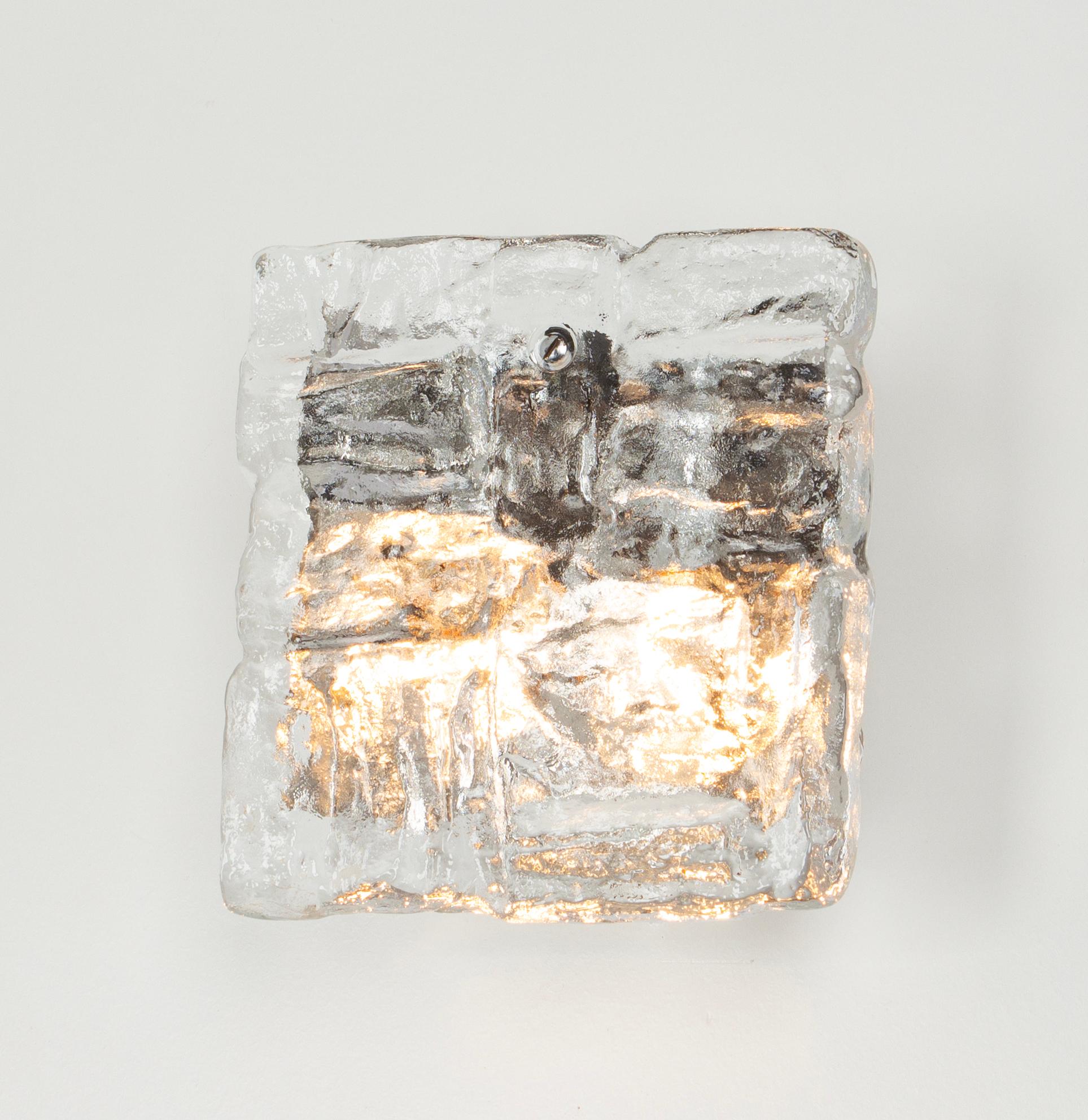 1 von 2 Petite Murano Lights Wandleuchten Murano Glas von Kalmar, Österreich, 1960er Jahre im Angebot 4