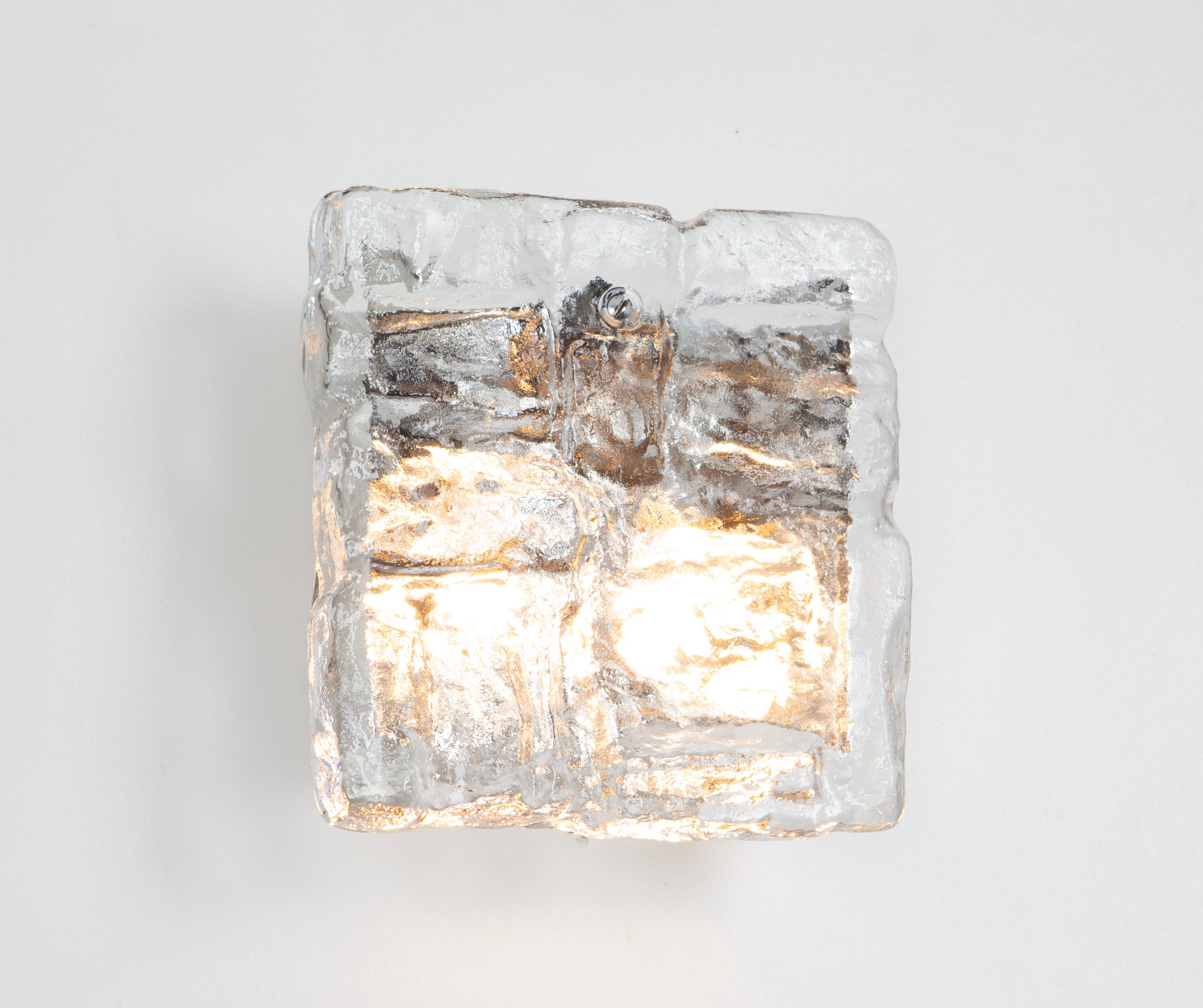 1 von 2 Petite Murano Lights Wandleuchten Murano Glas von Kalmar, Österreich, 1960er Jahre im Zustand „Gut“ im Angebot in Aachen, NRW