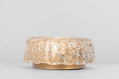 1 'of 2' Petite Murano Amber Flushmount Wall Light by Hillebrand, Germany, 1970s