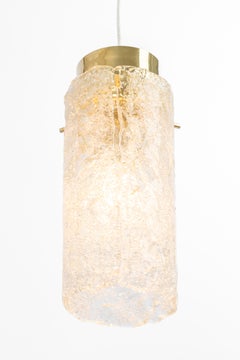 1 of 2 Petite Murano Pendant Lights by Hillebrand, 1960s