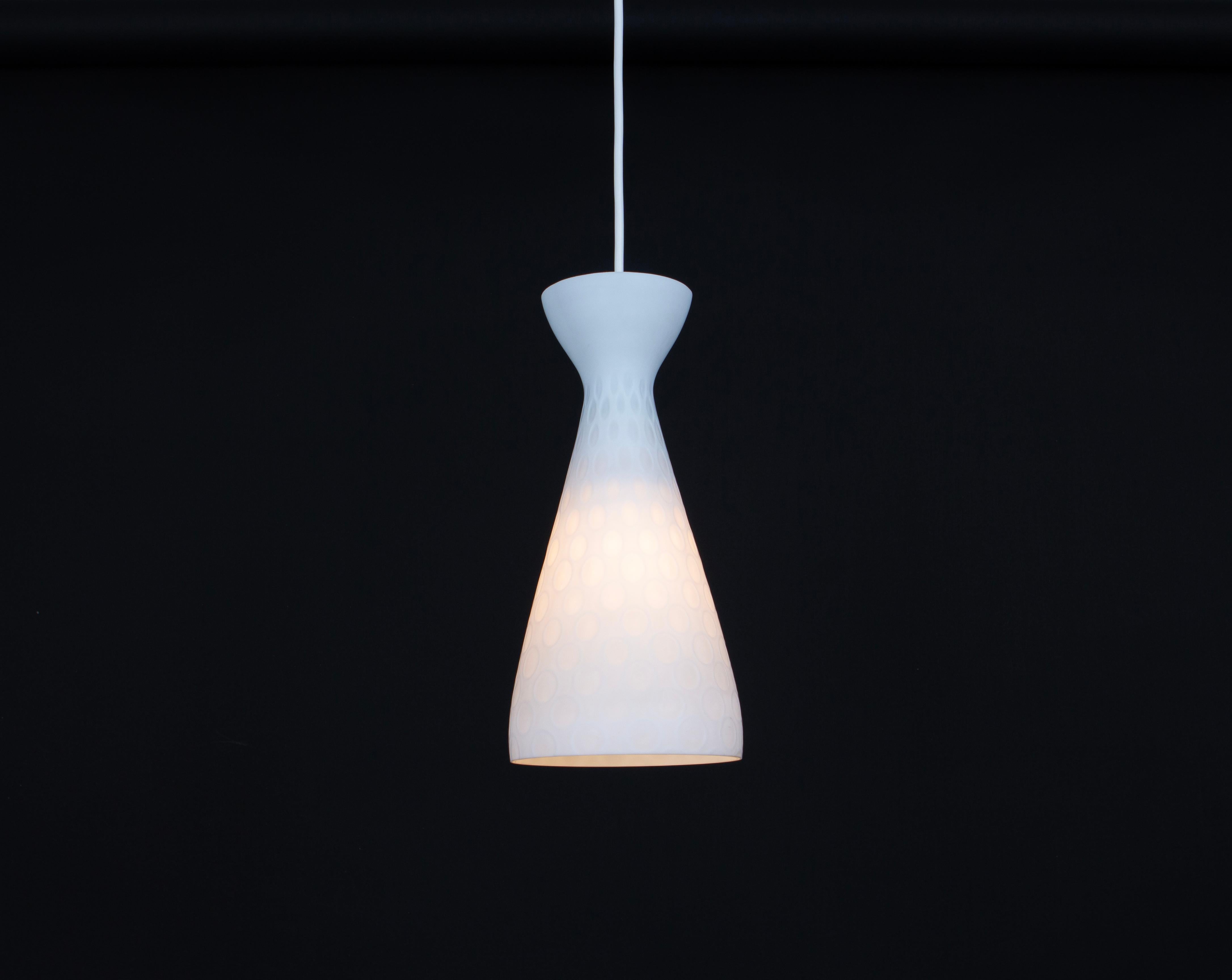 1 of 2 Petite Pendant Lights by Gangkofner, Peill & Putzler, Germany, 1950s For Sale 3